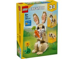 foto van LEGO Creator 3in1 Lief konijn dieren - 31162