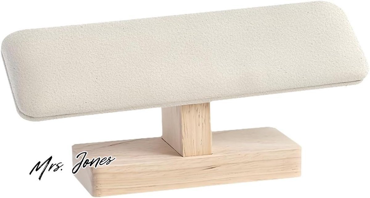 Mrs. Jones Horlogebandhouder T-bar horlogestandaard lichtgrijs voor detailhandel met zoekwoord1 zoekwoord2 .