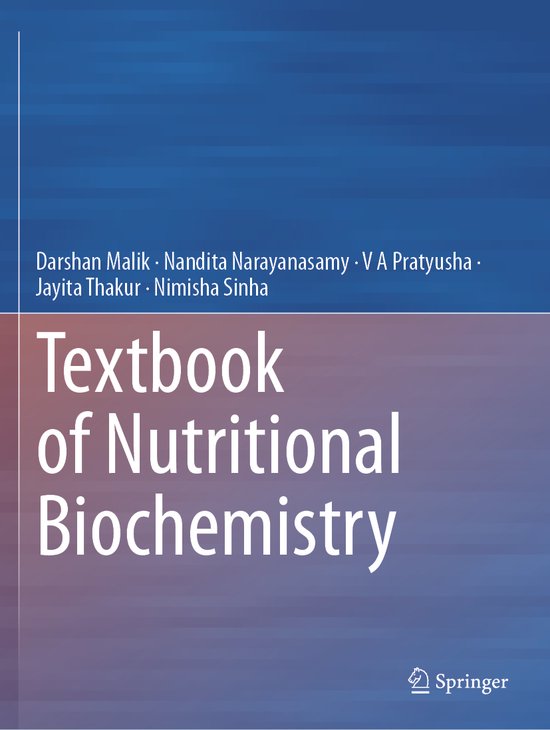 Textbook of Nutritional Biochemistry - cover