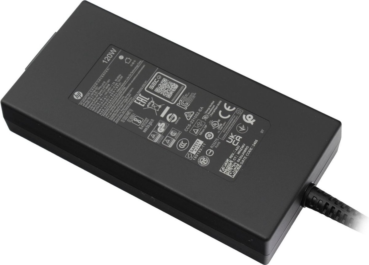 HP 677762-001 oplader 120W - vlak