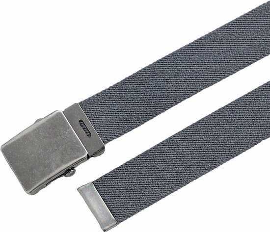 LionVII Elastische riem met automatische gesp, werkriem voor heren voor tailleomvang 75-125 cm, Donkerblauw
