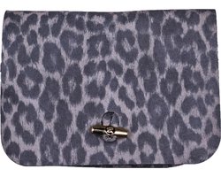b.belt Leren Gordeltas Leony Beltbag Anthracize / Black Grijs Veelkleurig