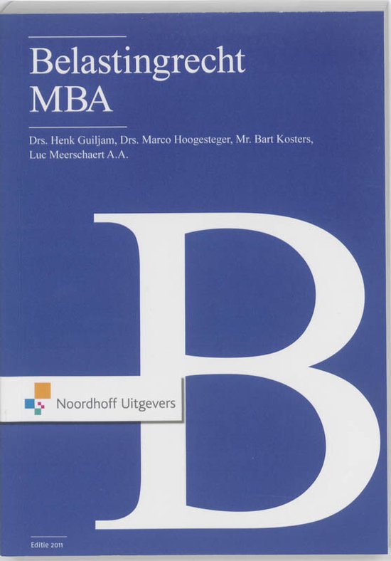 Belastingrecht MBA 2011