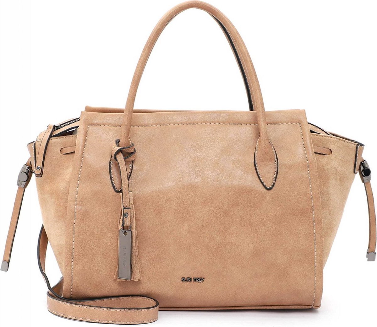SURI FREY Schoudertas Handtas Kally Shopper Sand Lichtbruin