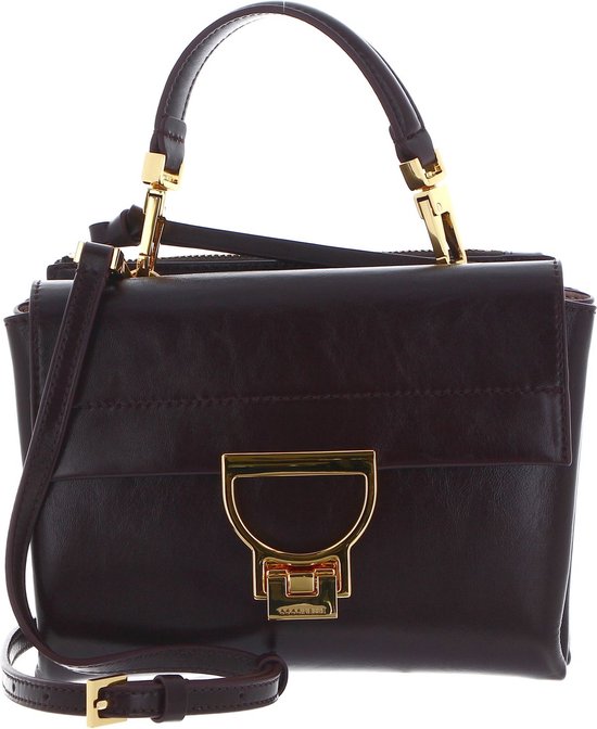 Sac à Main Bandoulière Coccinelle Arlettis - Cuir Vert Mousse (Moss Green), Neuf Avec étiquettes