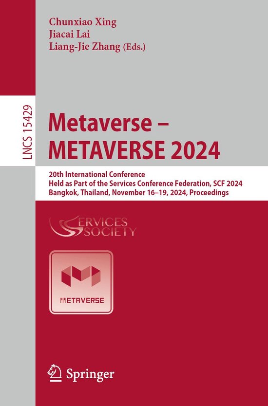 Springer Nature Proceedings Computer Science - Metaverse – ... - cover