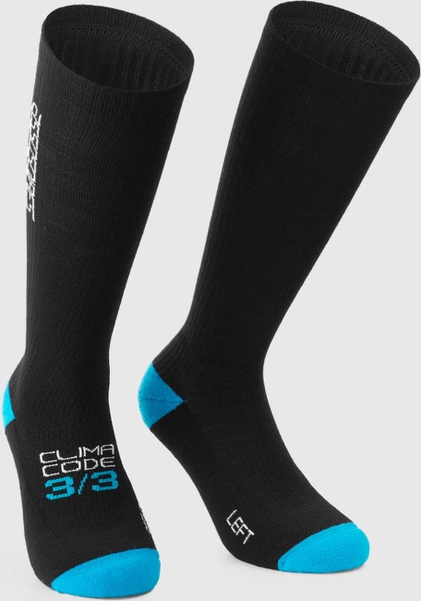Assos Ultraz 3/3 FUGU Socks - Black Series
