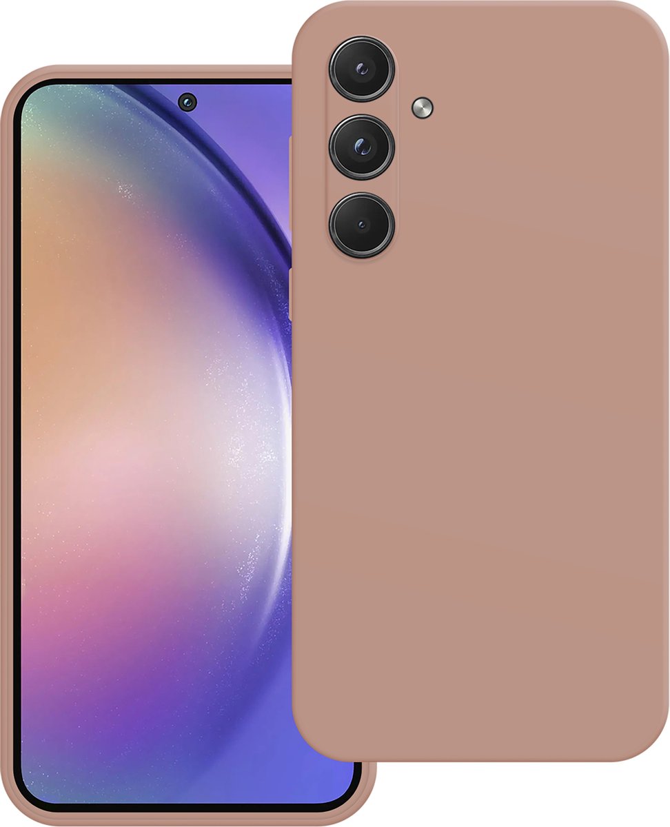 Cazy hoesje geschikt voor Samsung Galaxy A55 Hoesje - Color Backcover - Roze