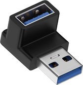 Bol.com Femur USB-A Male naar USB-A Female adapter - U-vorm - USB Adapter - USB Stick aanbieding