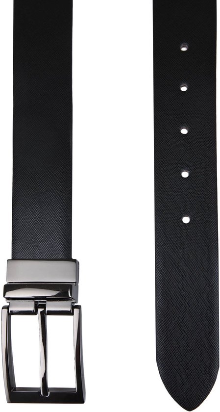 LLOYD Cuir Ceinture 2 in 1 Reversible Belt W85 Black / Cognac Noir Brun