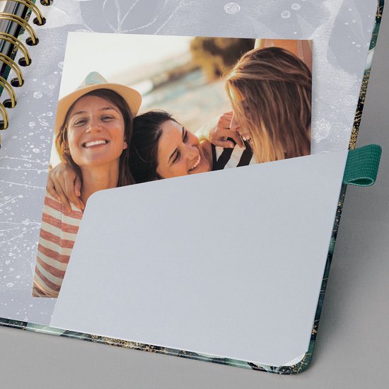Sigel Jolie Dagplanner A5 Glamorous Leaves Ongedateerd Engels SI sigel-jolie-dagplanner-a5-glamorous-leaves-ongedateerd-engels-si