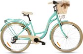 Goetze mood retro vintage holland city bike 26inch 6 speed shimano lage instap mandje met vulling gratis