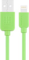 USB Sync Data / laad Kabel voor iPhone 6 / 6S & 6 Plus / 6S Plus  iPhone 5 & 5C & 5S  iPad Air  Lengte: 1 meter  Compatibel met elke iOS (groen)