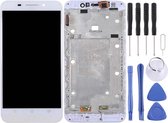 Lcd-scherm en Digitizer volledige montage met frame voor Asus ZenFone Max / ZC550KL / Z010DA (wit)