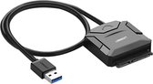 UGREEN USB 3.0 naar SATA-adapterkabelconverter voor 2,5 / 3,5-inch harde schijf HDD en SSD, ondersteuning UASP SATA 3.0 (zwart)