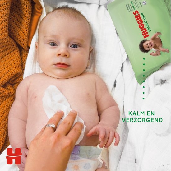 Natural Care lingettes pour bébés pour peau sensible, non