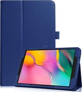 Tablet hoes geschikt voor Samsung Galaxy Tab S5e flip hoes - Donker Blauw