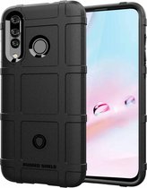 Hoesje geschikt voor Huawei Nova 4 - Beschermende hoes - Back Cover - TPU Case - Zwart