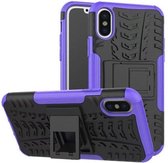 iPhone X / XS Schokbestendige Back Cover Paars