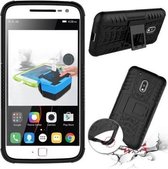 Motorola Moto G4 Play Schokbestendige Back Cover Zwart