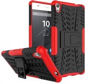 Schokbestendige Back Cover voor Sony Xperia XA Ultra - Rood