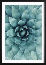 Cactus Flower Poster (50x70cm) - Wallified - Tekst - Zwart Wit - Poster - Wall-Art - Woondecoratie - Kunst - Posters