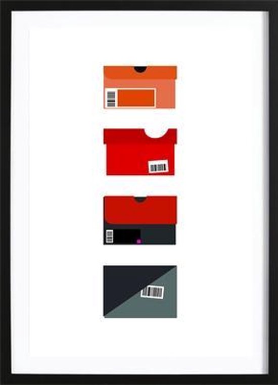 Nike Shoeboxes Poster - Wallified - Fashion - Poster - Print - Wall-Art - Woondecoratie - Kunst - Posters