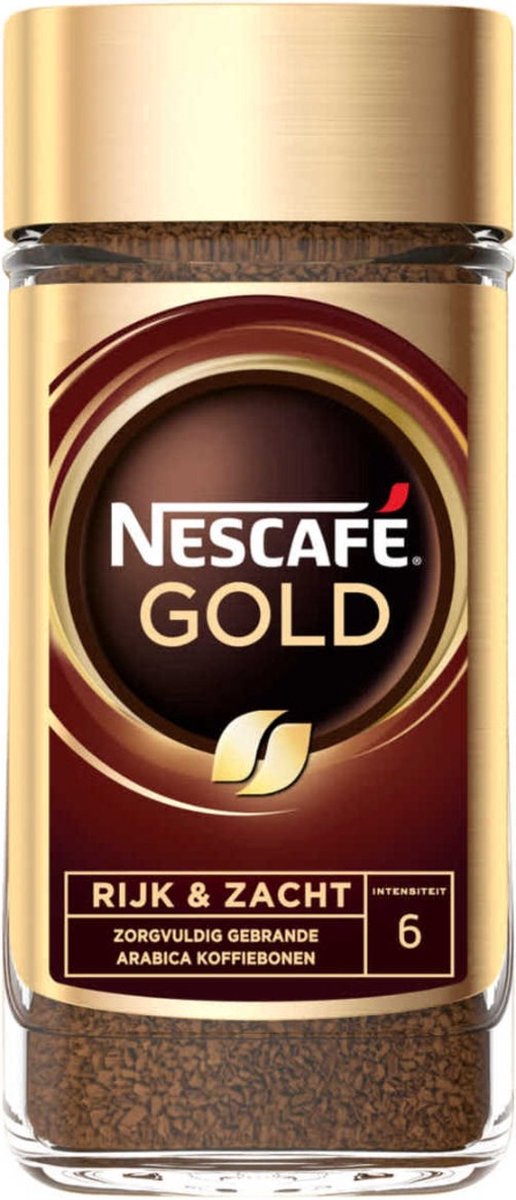 Nescafé Gold Rijk & Zacht - oploskoffie - 200 gram