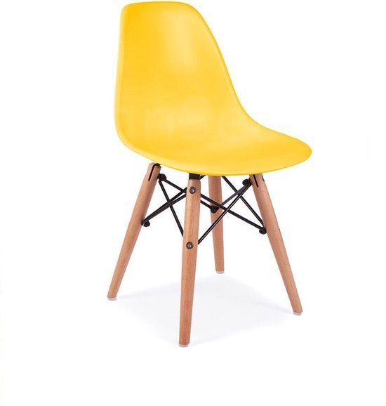 Design Kinderstoel - Geel | bol.com