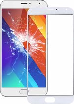 Voor Meizu MX5 frontscherm buitenste glazen lens (wit)
