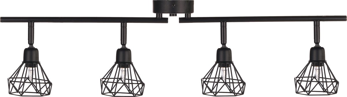 ERMA - Staande lamp - Zwart - Metaal