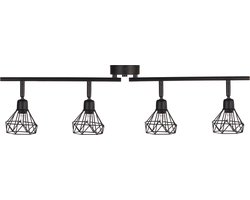 ERMA - Staande lamp - Zwart - Metaal