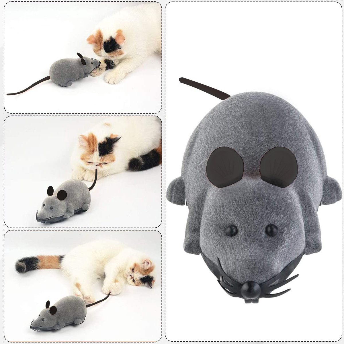 draadloze muis – Speelgoed voor katten – Kattenspeeltjes – Draadloze muis  met... | bol.com