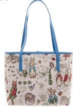 College tas - Schoudertas - Gobelinstof - Peter Rabbit - Pieter Konijn