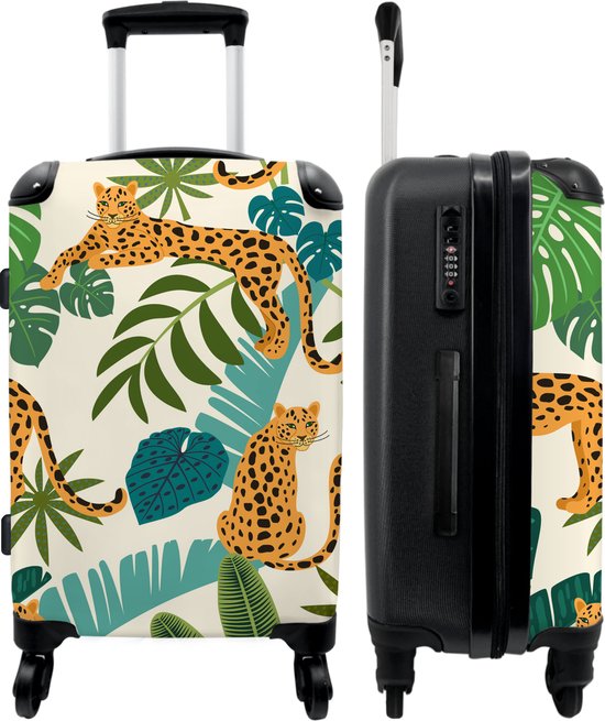 NoBoringSuitcases.com - Valise enfant - Léopard - Animaux - Enfants -  Grande valise -... | bol