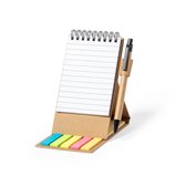 Notitieboek - Notitieblok - Sticky notes - Ringband - Met pen - 30 blaadjes - Duurzaam - Gerecycled karton