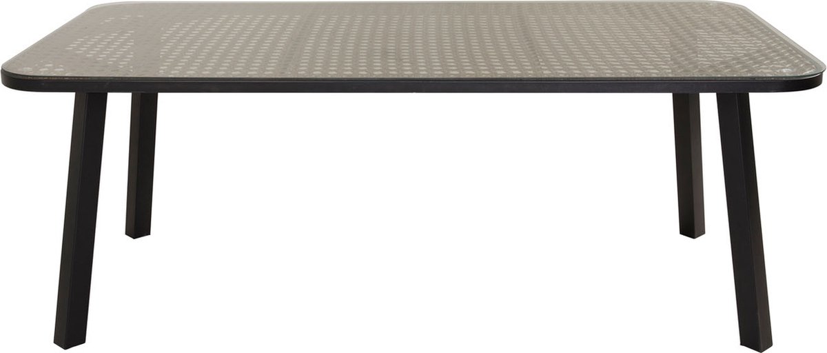 Hioshop Paola eettafel tuin zwart.