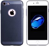 Hoes Mesh Holes voor Apple iPhone 7 Blauw