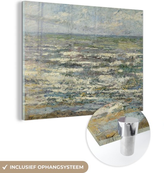 Glasschilderij - De zee - Schilderij van Jan Toorop - Acrylglas Schilderijen - Foto op Glas
