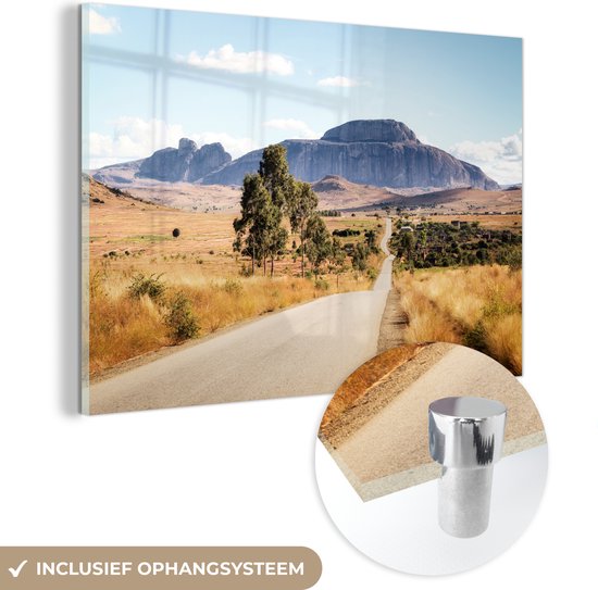 Peinture sur Verre - Route à Madagascar - 180x120 cm - Peintures sur Verre Peintures - Photo sur Glas