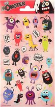 Haza Original Stickervel Monsters 26 Stuks Multicolor