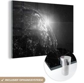Peinture sur Verre - Terre - Ligne - Lumière - 150x100 cm - Peintures sur Verre Peintures - Photo sur Glas