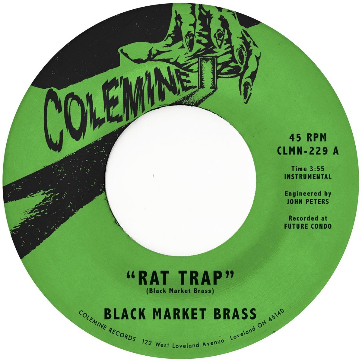 Black Market Brass - Rat Trap / Chop Bop (LP) (Coloured Vinyl) (Limited Edition)