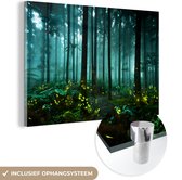 Les lucioles illuminent un bouquet de plexiglas 60x40 cm - Tirage photo sur verre (décoration murale en plexiglas)