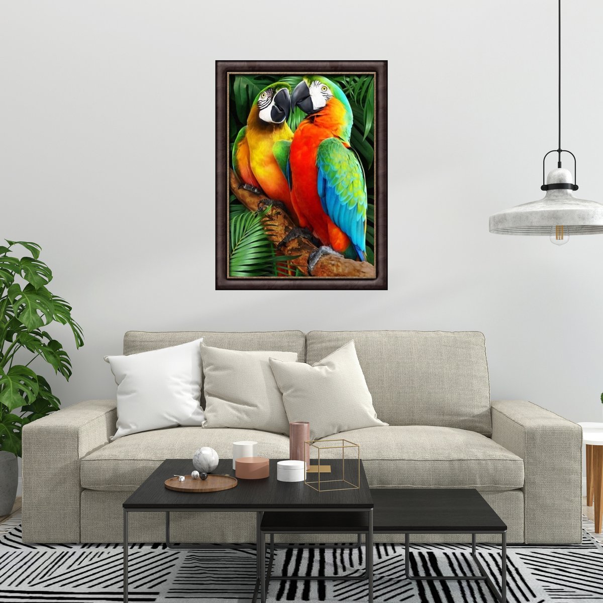 De Hobby Planeet Diamond Painting Vogel 30x40cm - Diamond Painting Volwassenen - Kinderen — afbeelding 4