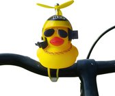 Badeendjes fietsbel decoratie - Bij fietshelm - incl. fietslampjes / speelgoed / kinderfiets / kind / kinderen / accessoires fiets / auto / jongen / meisj