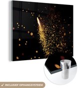 Peinture sur verre - Flèche de feu dans le ciel - 160x120 cm - Peintures sur Verre Peintures - Photo sur Glas