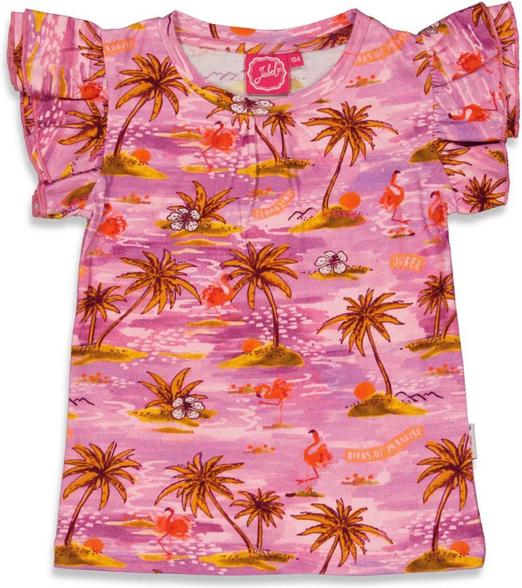 Jubel Meisjes t-shirt - Paars - Maat 116