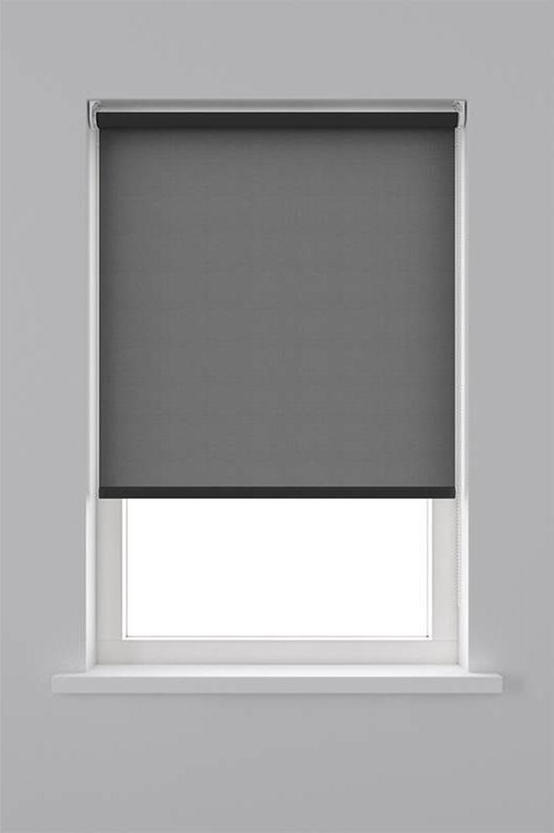 Decosol Rolgordijn Lichtdoorlatend - Zwart (5741) - 120 x 190 cm