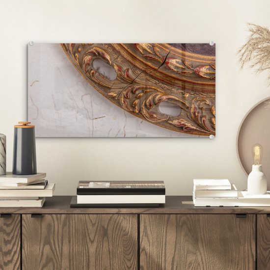 Peinture sur Verre - Cadre Photo en Bois - 40x20 cm - Peintures sur Verre Peintures - Photo sur Glas